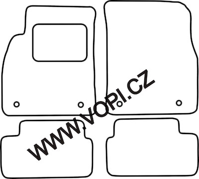 Autokoberce Chevrolet Cruze 05/2009 - Carfit (921)